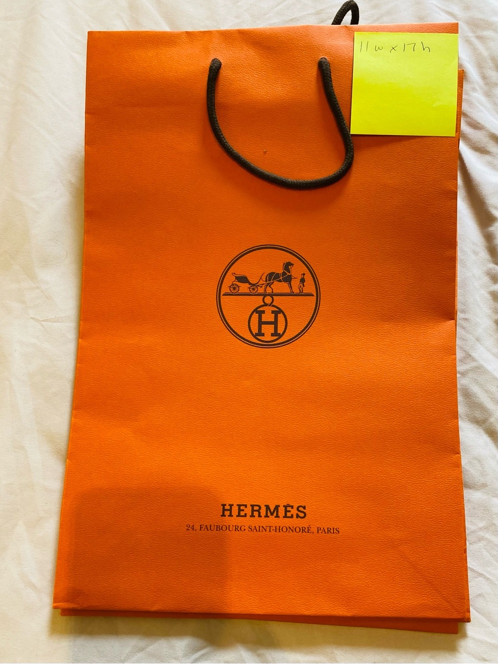 🛍️Hermes Authentic Luxury Branded Gift Bags in Various Sizes with Ribbon - Picture 9 of 12